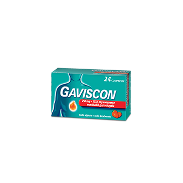 Gaviscon 24cpr frag250+133,5mg