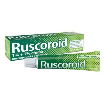 Ruscoroid crema rett 40g 1%+1%
