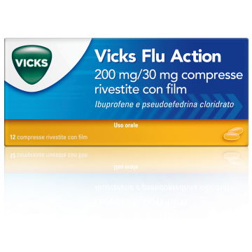 Vicks flu action*12cpr200+30mg