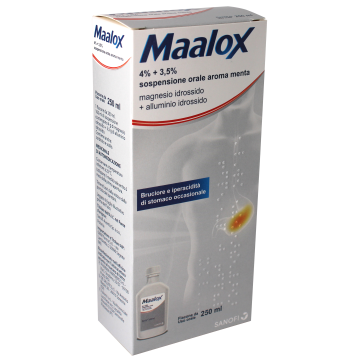 Maalox os sosp 250ml 4%+3,5%