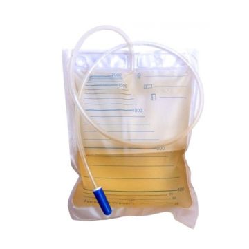 Sacca da letto per raccolta urina da 2 litri senza scarico tubo 90cm 30 pezzi