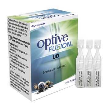 Optive fusion ud soluzione oftalmica sterile 30 flaconcini monodose 0,4 ml