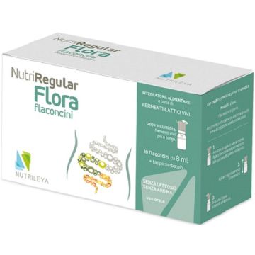 Nutriregular flora 10 flaconcini 8 ml