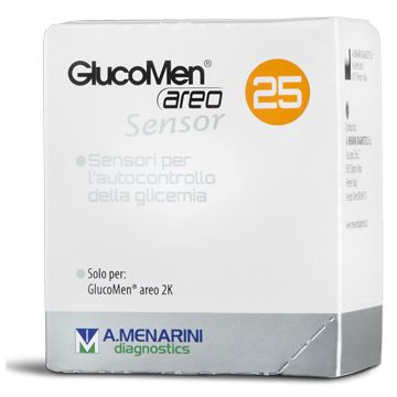 Strisce misurazione glicemia glucomen areo sensor 25 pezzi