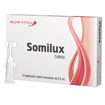 Somilux collirio 10 applicatori sterili monodose da 0,5 ml