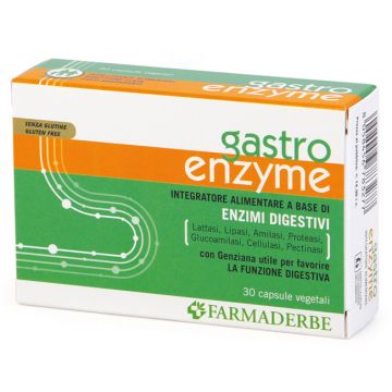 Gastro enzyme 30 capsule vegetali
