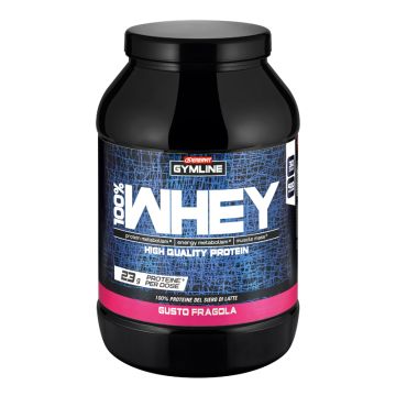 Gymline 100% whey concentrate fragola 900 g