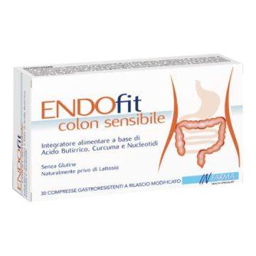 Endofit colon sensibile 30 compresse gastroresistenti a rilascio modificato