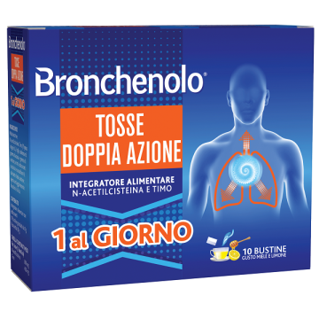Bronchenolo tosse doppia azione 10 bustine