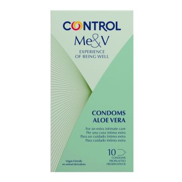 Control me&v condoms aloe vera 10 pezzi