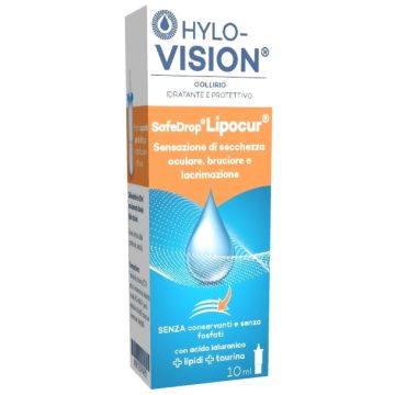 Hylovision safe drop lipocur collirio 10 ml