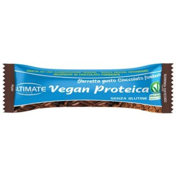 Ultimate barretta vegan proteica cioccolato fondente 24 g