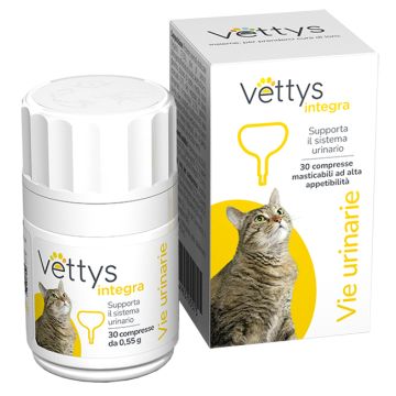 Vettys integra vie urinarie gatto 30 compresse masticabili