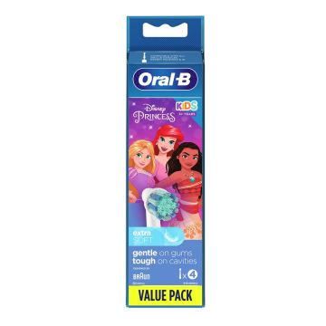 Oralb kids princess testine spazzolino elettrico 4 pezzi