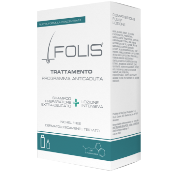 Folis trattamento 1 lozione 100 ml + 1 shampoo 200 ml